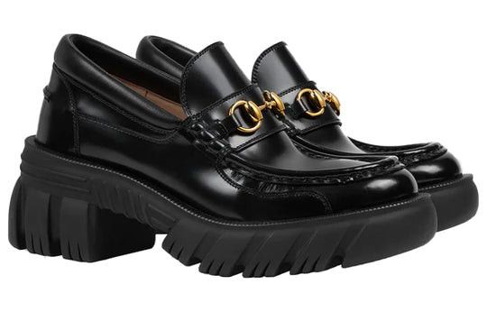 Gucci Gucci Horsebit High Loafers SIZE 35.5 Size ONE SIZE - 2 Thumbnail
