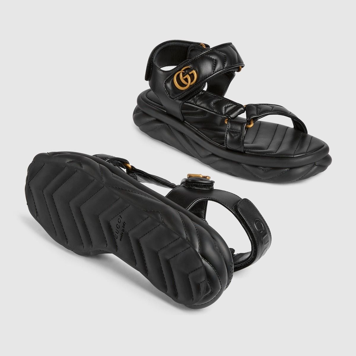 Gucci Gucci Double G Marmont Sandals SIZE 35 Size ONE SIZE - 2 Thumbnail