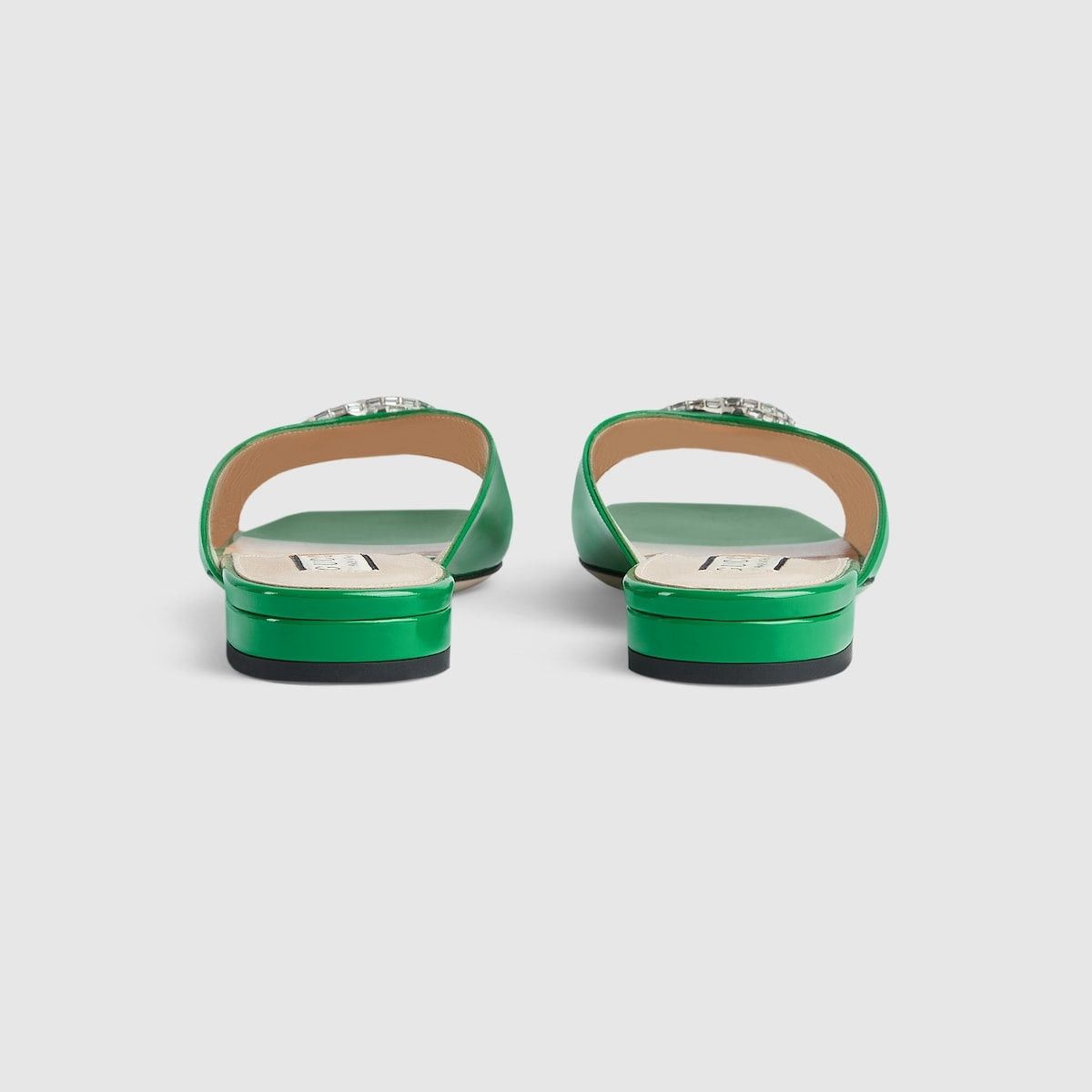 Gucci Gucci Crystal Double G Slide Sandals SIZE 37 Size ONE SIZE - 2 Thumbnail