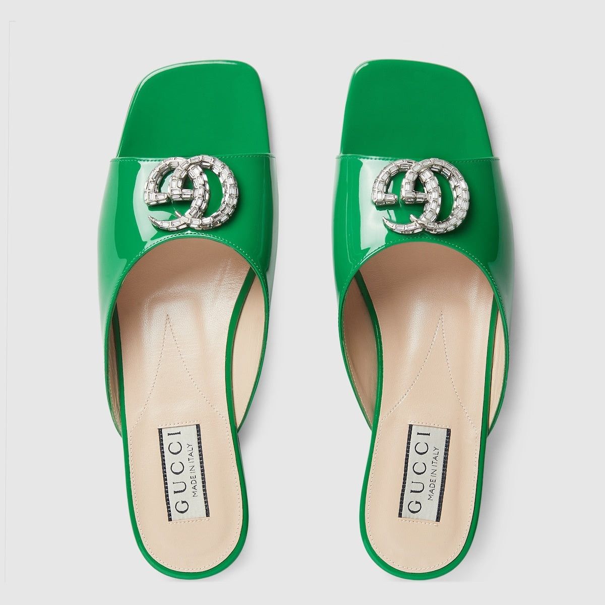 Gucci Gucci Crystal Double G Slide Sandals SIZE 36.5 Size ONE SIZE - 3 Thumbnail