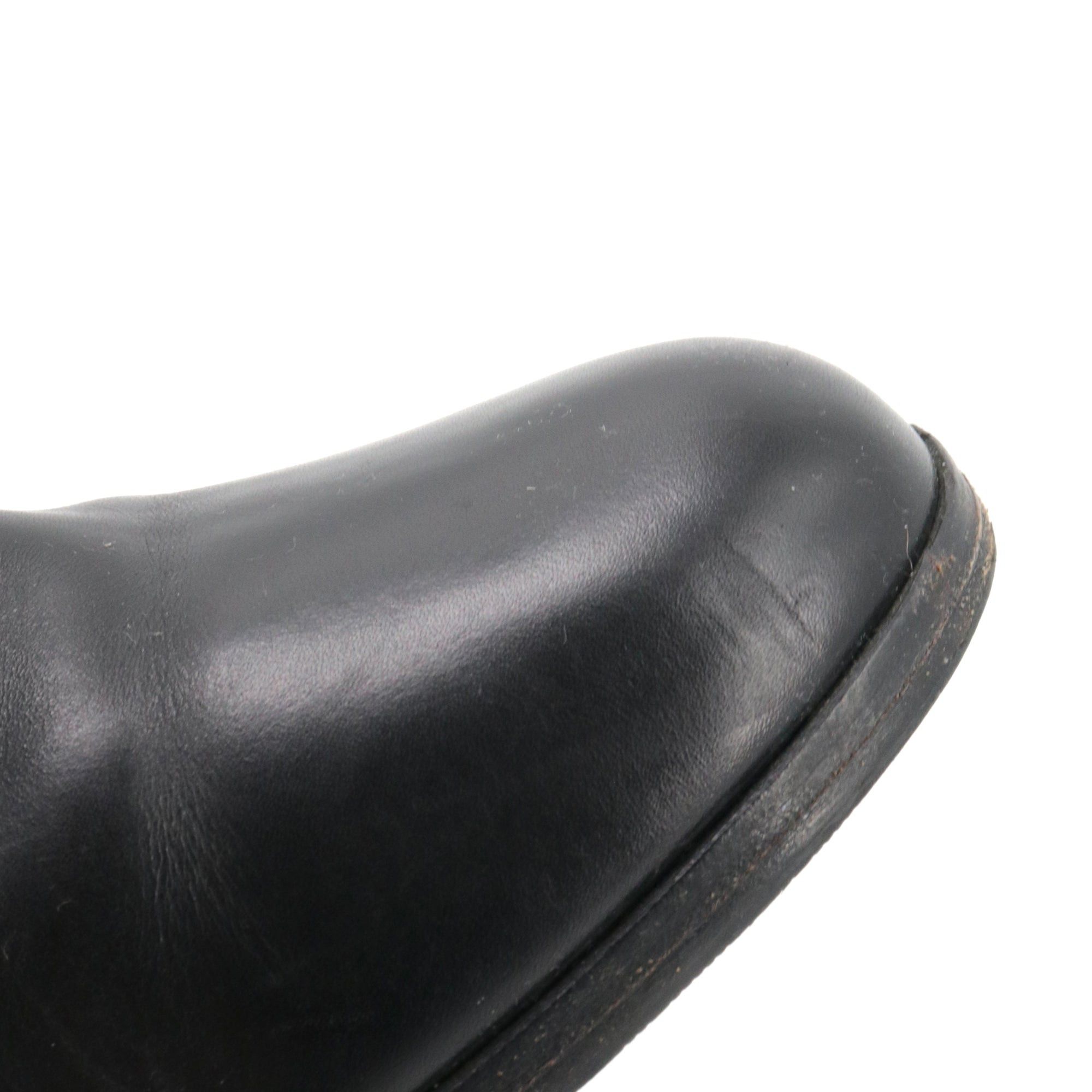 Chanel CHANEL - Chanel black leather boots (T37.5) Size US 6.5 / IT 36.5 - 4 Thumbnail