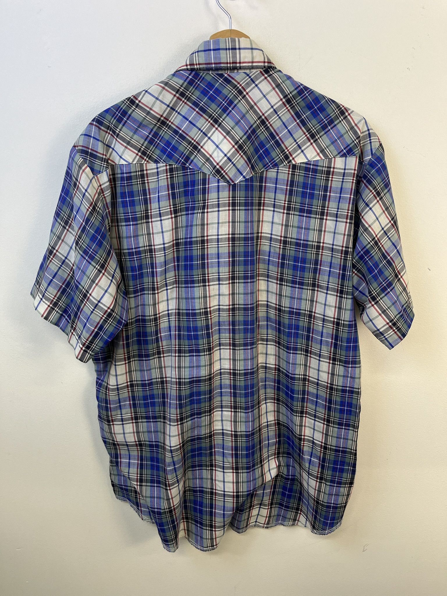 Flannel Vintage Western Shirt 2000s Pearl Snap Light Weight Rodeo Shirt Size L Size US L / EU 52-54 / 3 - 3 Thumbnail