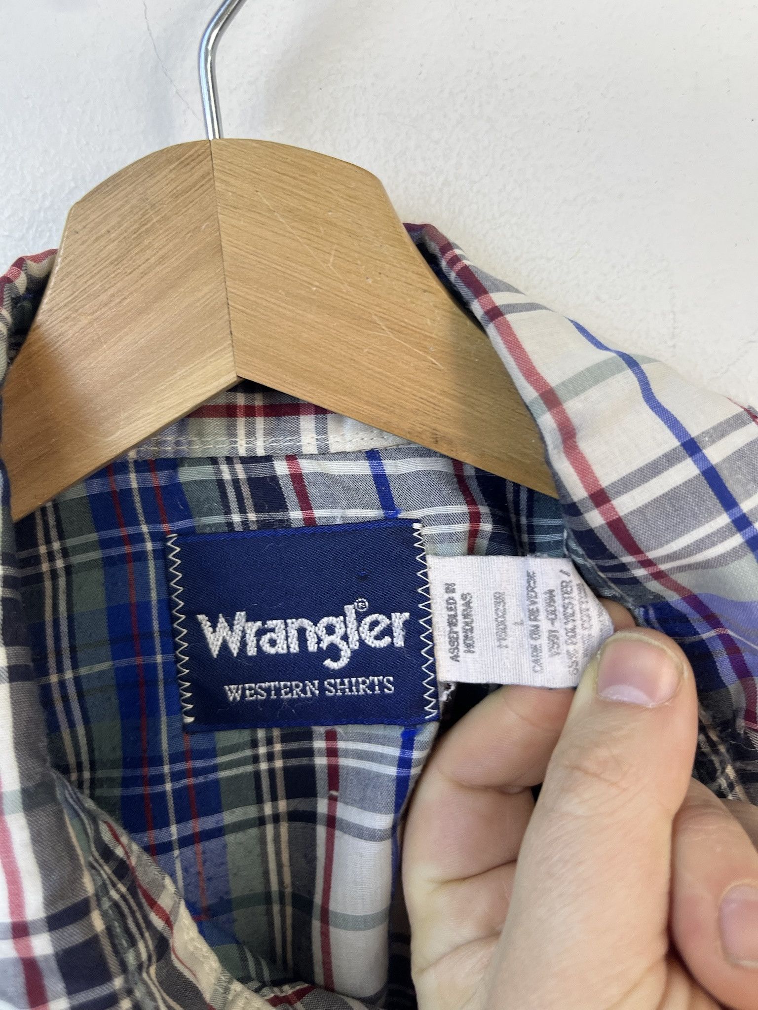 Flannel Vintage Western Shirt 2000s Pearl Snap Light Weight Rodeo Shirt Size L Size US L / EU 52-54 / 3 - 2 Thumbnail