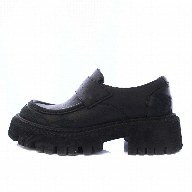 Balenciaga Leather Worn Out Tractor Loafers Size US 10 / IT 40 - 2 Thumbnail