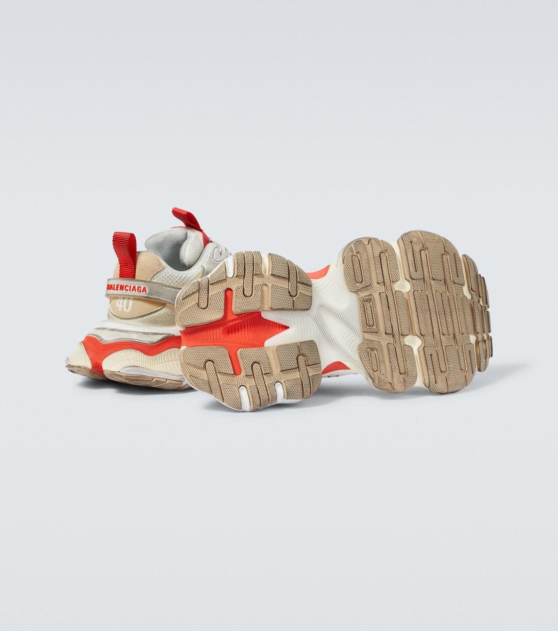 Balenciaga Cargo Sneaker in Red/Beige Size US 6 / EU 39 - 4 Thumbnail
