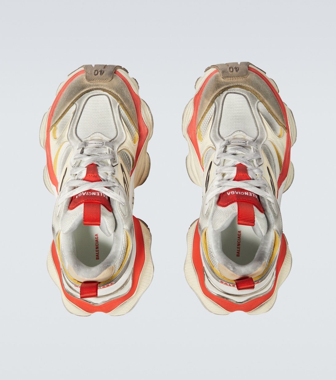 Balenciaga Cargo Sneaker in Red/Beige Size US 11 / EU 44 - 2 Thumbnail