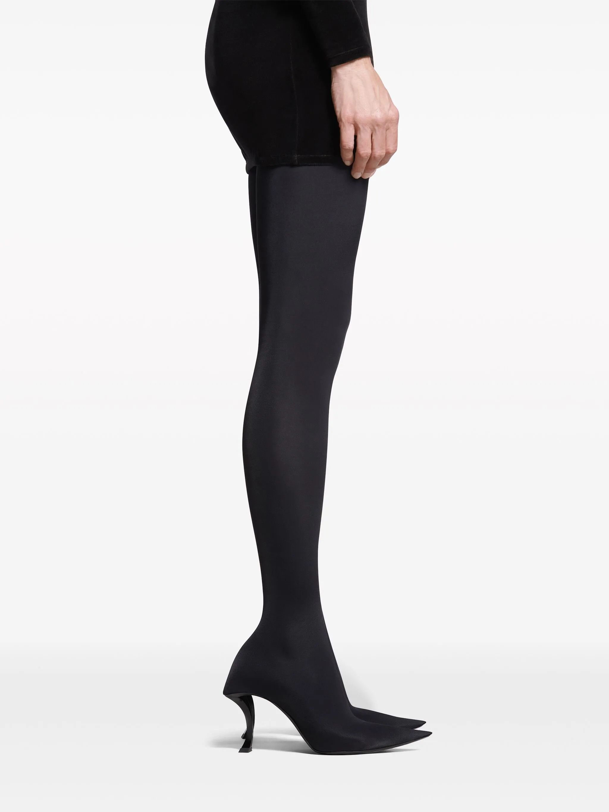 Balenciaga Hourglass 100mm over-the-knee boots Size US 5 / IT 35 - 4 Thumbnail