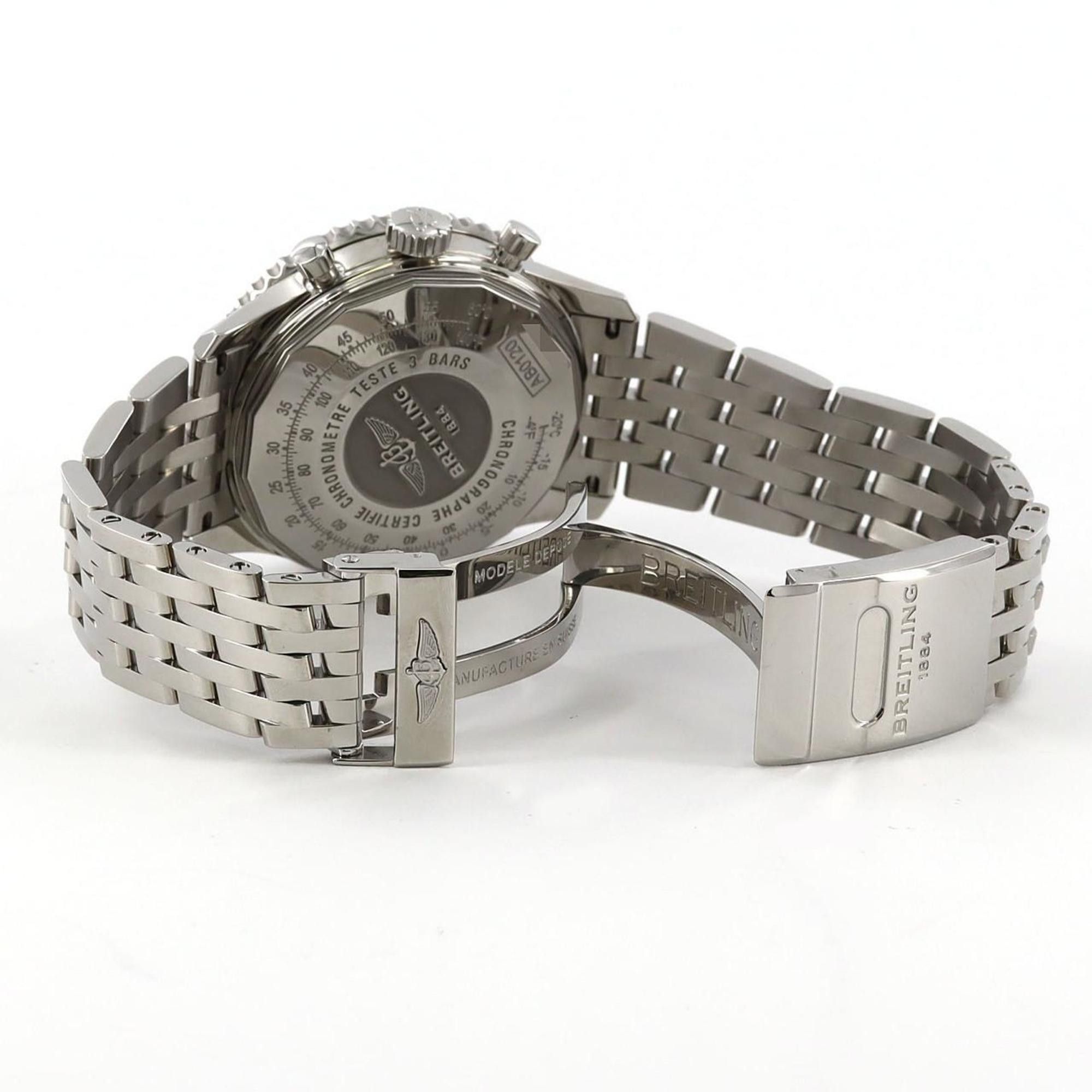 Breitling Breitling Navitimer 01 Silver Grey JAPAN LIMITED AB0120 A022G26NP SS Wristwatch Automatic Size ONE SIZE - 7 Thumbnail