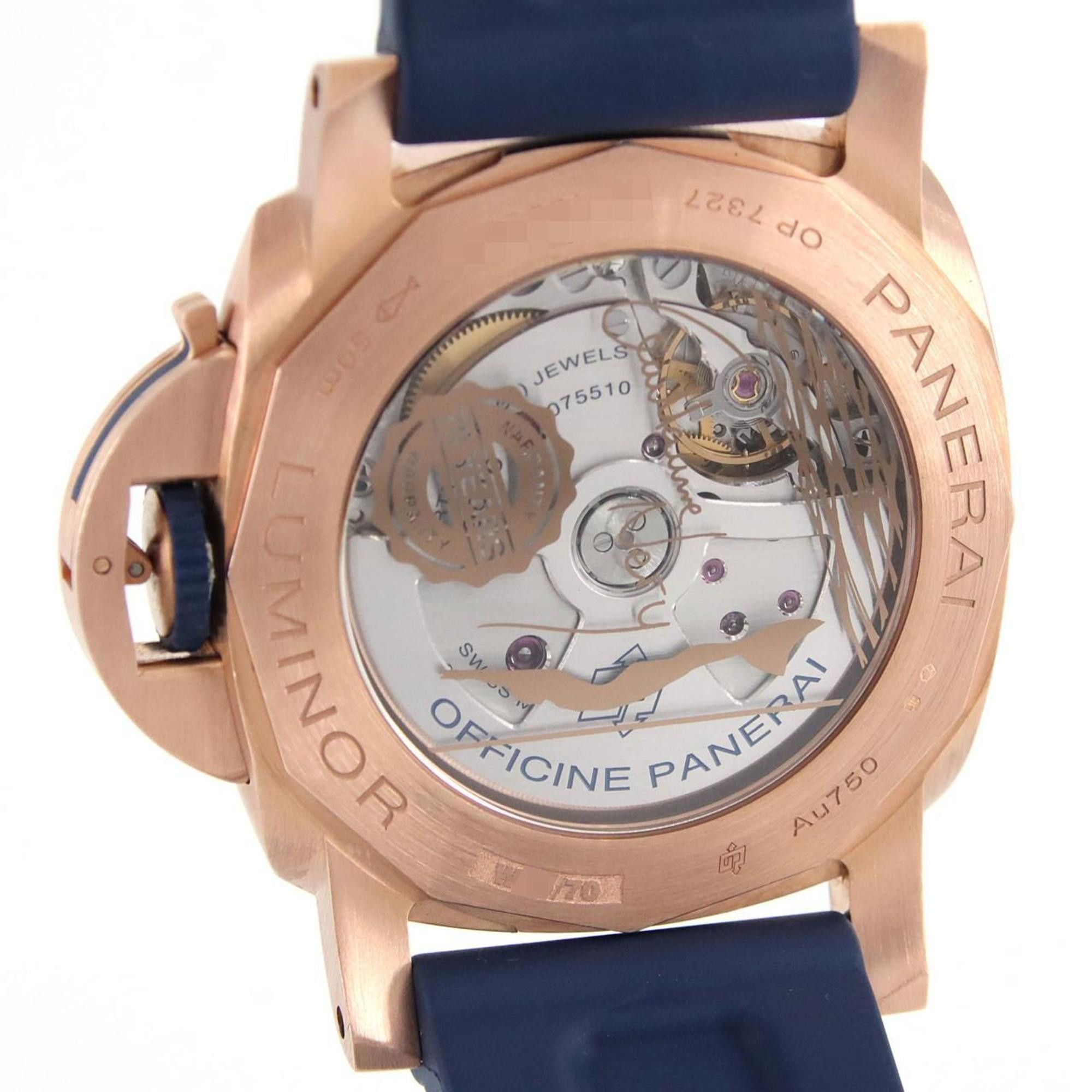 Panerai Panerai Luminor Marina Goldtech Guillaume Nery Edition PAM01121 PG/RG Automatic watch Size ONE SIZE - 5 Thumbnail