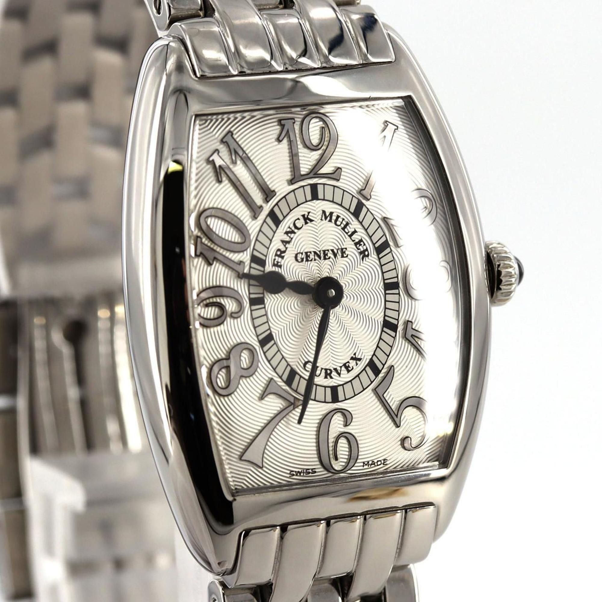 Franck Muller Franck Muller Tono Curvex 1752QZREL 1752BQZREL SS Wristwatch Quartz Size ONE SIZE - 8 Thumbnail