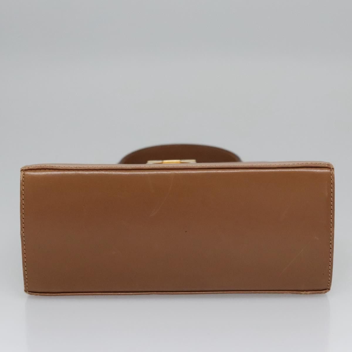 Salvatore Ferragamo Gancini Brown Leather Handbag (Pre-Owned) Size ONE SIZE - 19 Thumbnail