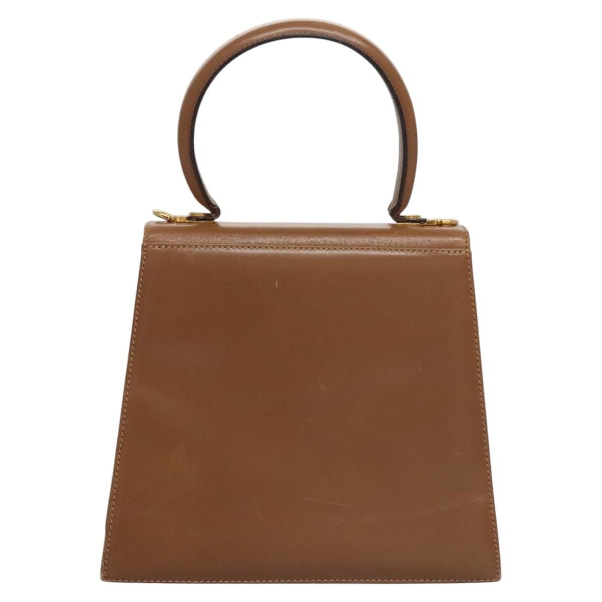 Salvatore Ferragamo Gancini Brown Leather Handbag (Pre-Owned) Size ONE SIZE - 2 Thumbnail