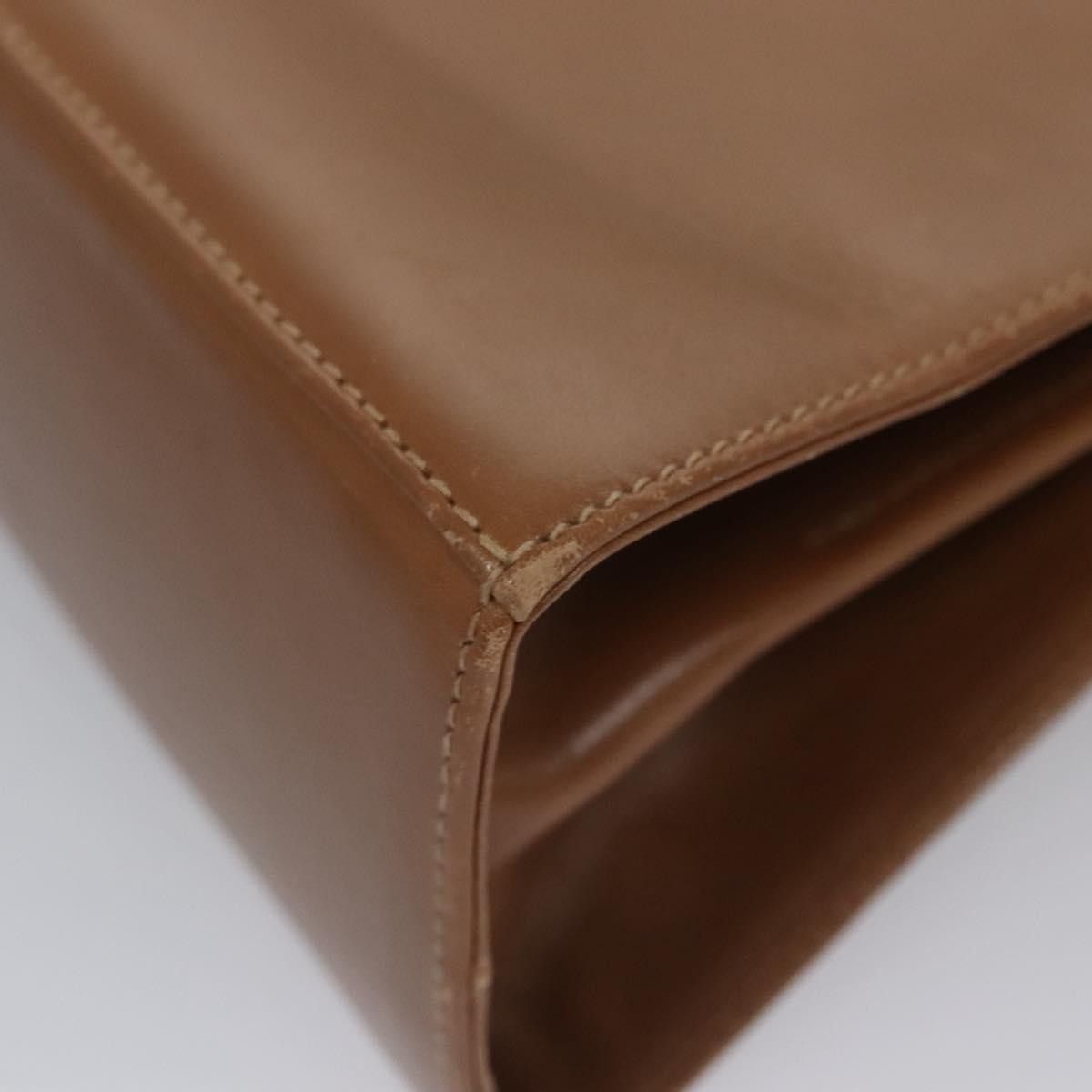 Salvatore Ferragamo Gancini Brown Leather Handbag (Pre-Owned) Size ONE SIZE - 8 Thumbnail