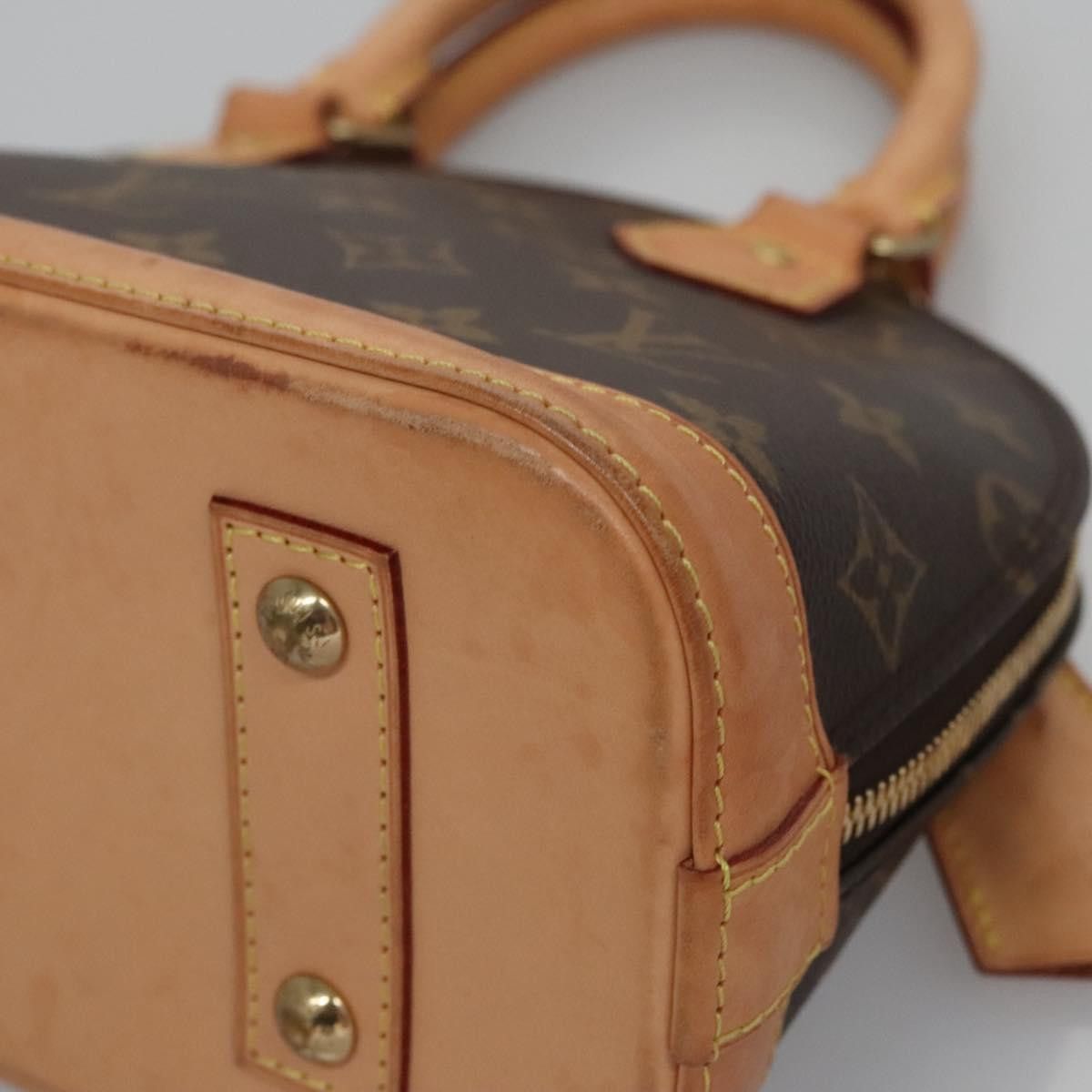Louis Vuitton Alma Bb Brown Canvas Handbag (Pre-Owned) Size ONE SIZE - 8 Thumbnail