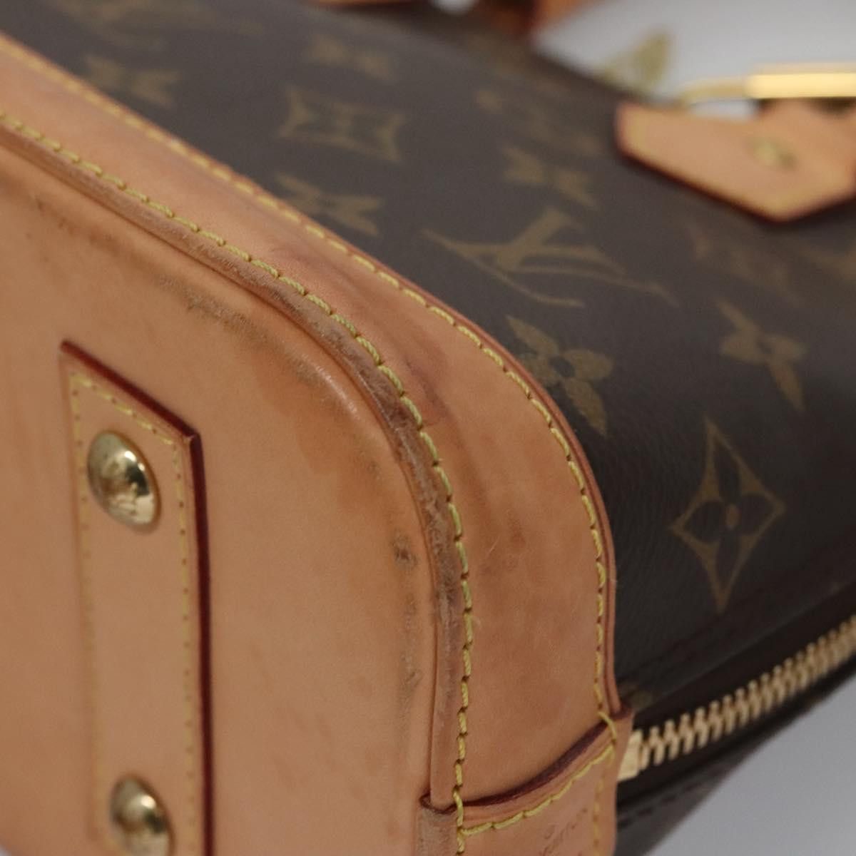 Louis Vuitton Alma Bb Brown Canvas Handbag (Pre-Owned) Size ONE SIZE - 10 Thumbnail