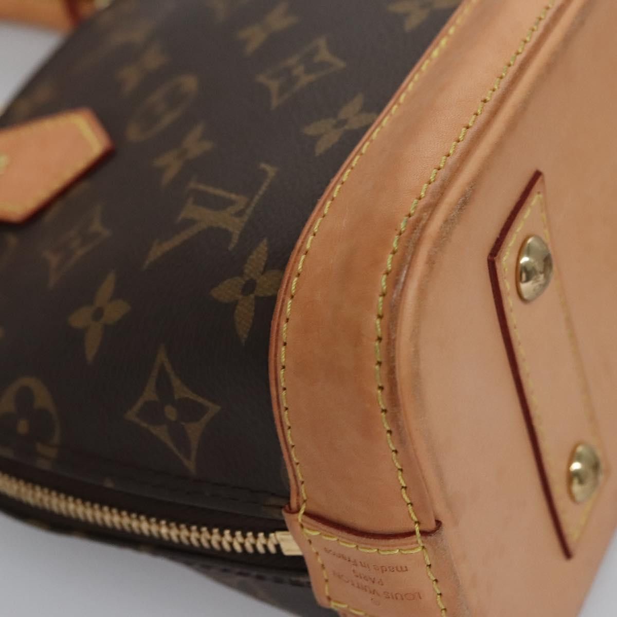 Louis Vuitton Alma Bb Brown Canvas Handbag (Pre-Owned) Size ONE SIZE - 7 Thumbnail
