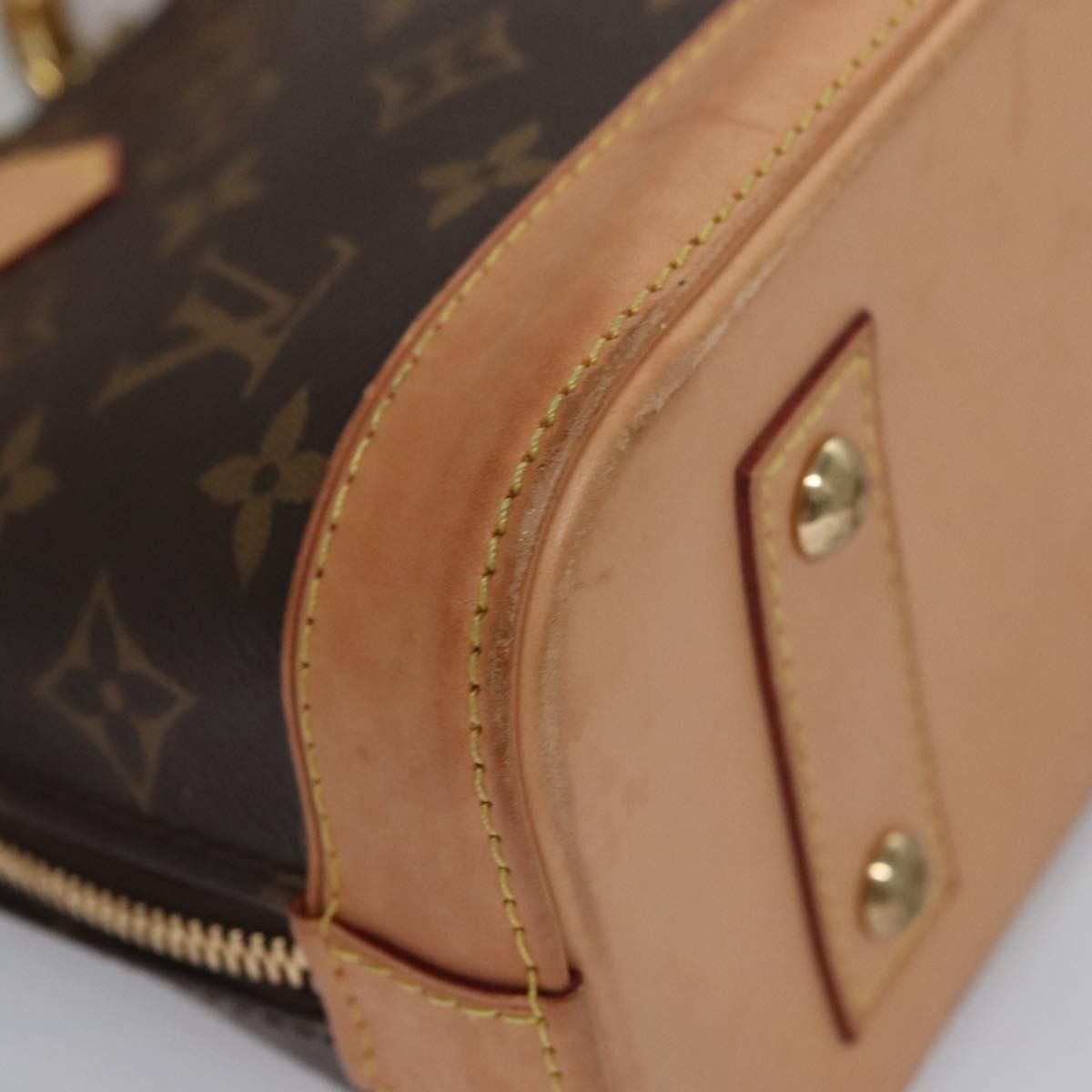 Louis Vuitton Alma Bb Brown Canvas Handbag (Pre-Owned) Size ONE SIZE - 9 Thumbnail