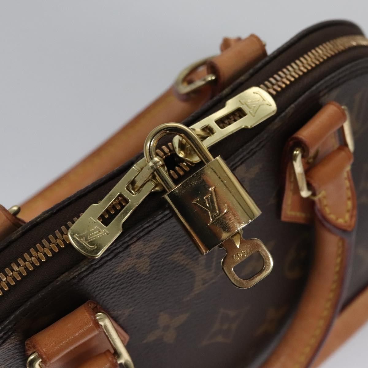 Louis Vuitton Alma Bb Brown Canvas Handbag (Pre-Owned) Size ONE SIZE - 11 Thumbnail