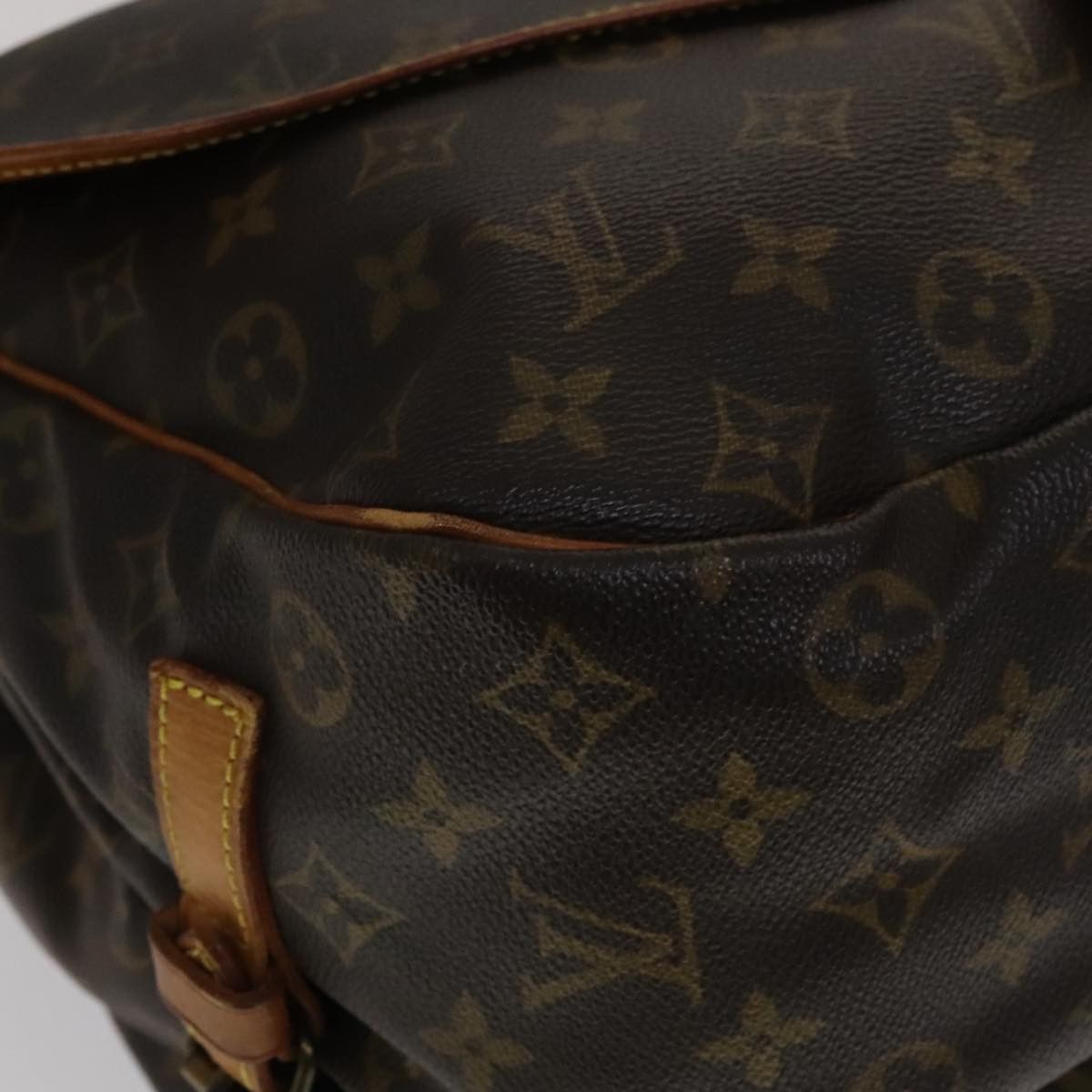 Louis Vuitton Saumur 35 Brown Canvas Shoulder Bag (Pre-Owned) Size ONE SIZE - 10 Thumbnail