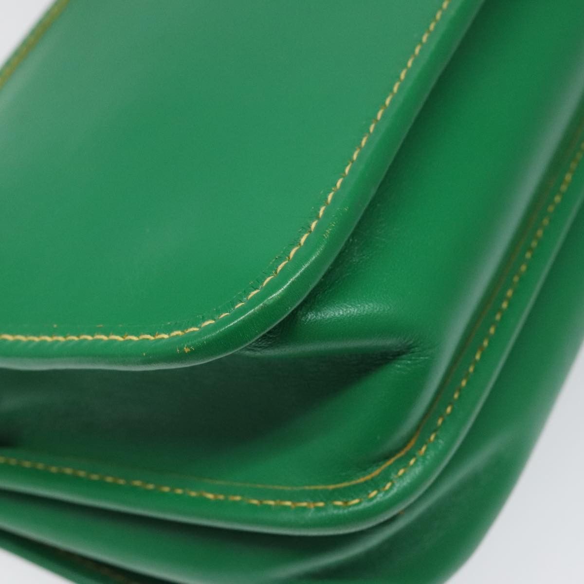 Fendi Ff Green Leather Shoulder Bag (Pre-Owned) Size ONE SIZE - 10 Thumbnail