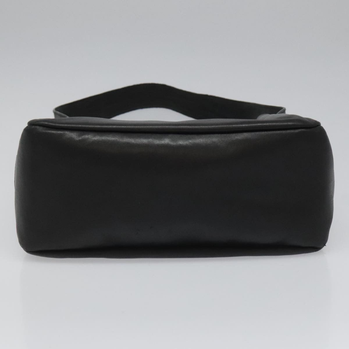 Salvatore Ferragamo Gancini Black Leather Shoulder Bag (Pre-Owned) Size ONE SIZE - 16 Thumbnail