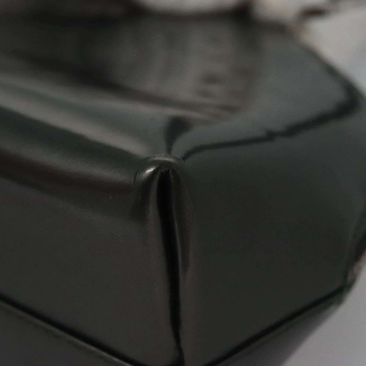 Salvatore Ferragamo Gancini Black Patent Leather Handbag (Pre-Owned) Size ONE SIZE - 12 Thumbnail