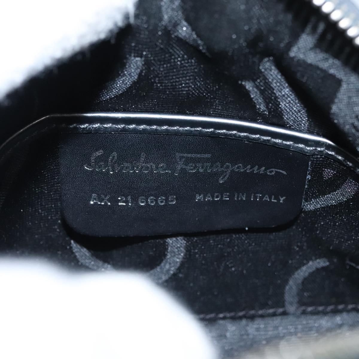 Salvatore Ferragamo Gancini Black Patent Leather Handbag (Pre-Owned) Size ONE SIZE - 14 Thumbnail