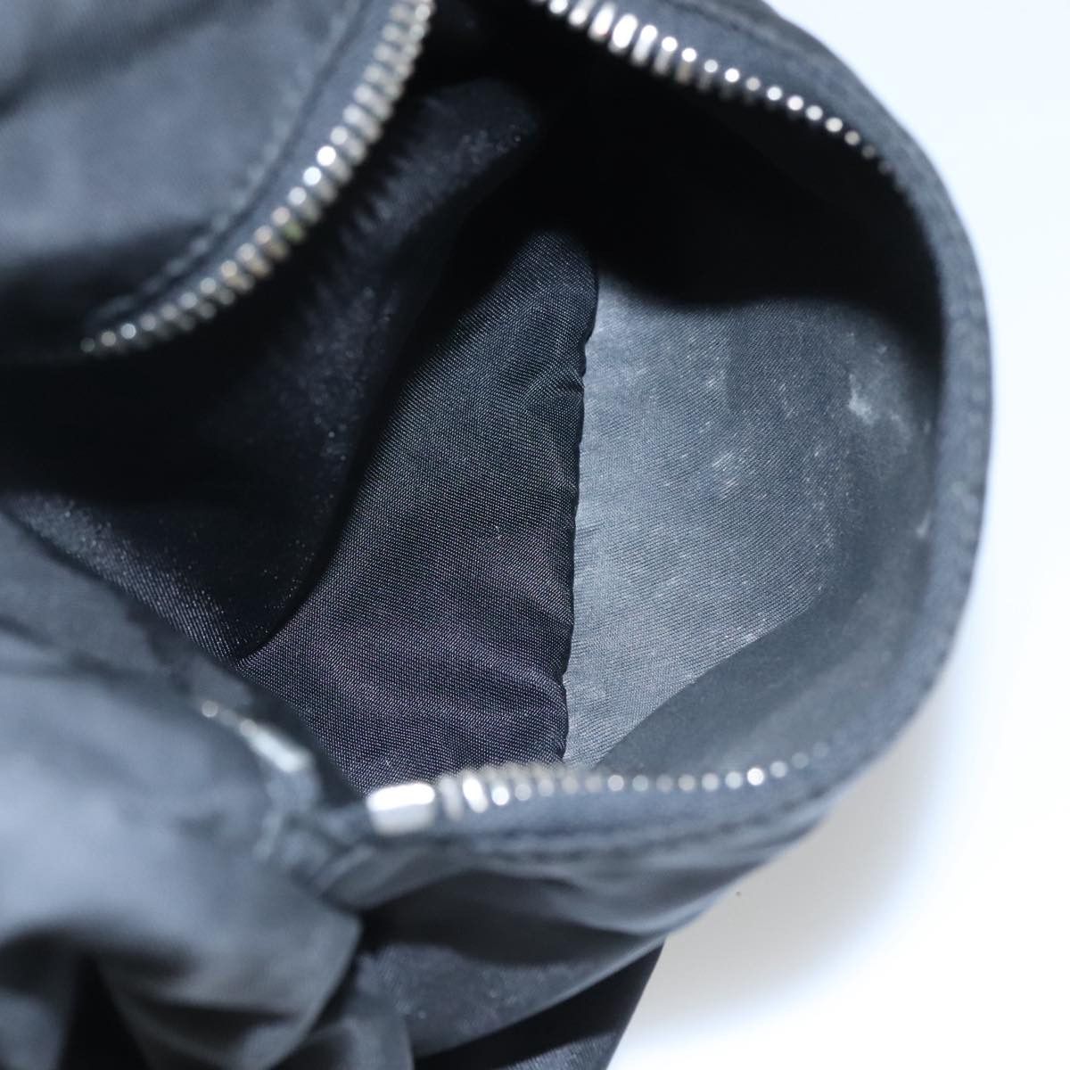 Prada Boston Black Synthetic Handbag (Pre-Owned) Size ONE SIZE - 20 Thumbnail