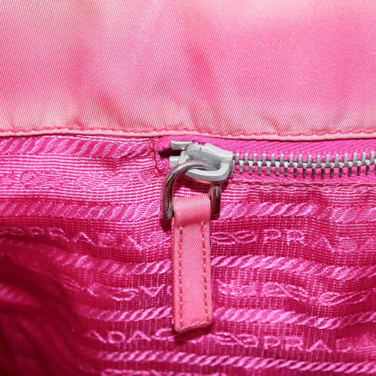 Prada Tessuto Pink Synthetic Tote Bag (Pre-Owned) Size ONE SIZE - 12 Thumbnail