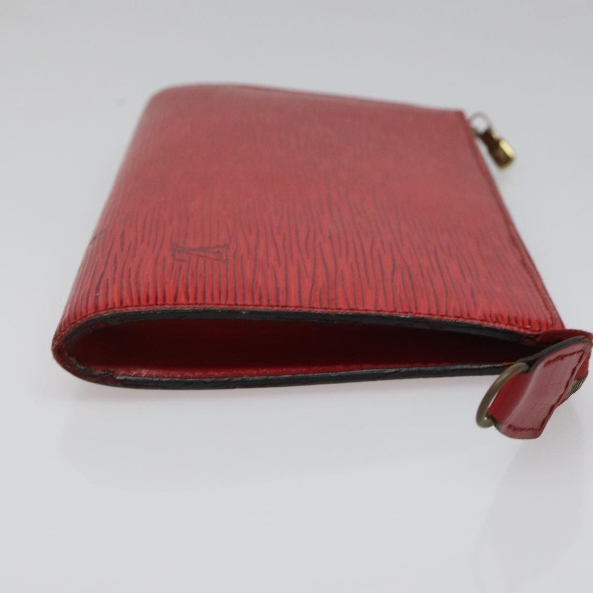 Louis Vuitton Pochette Accessoire Red Leather Handbag (Pre-Owned) Size ONE SIZE - 3 Thumbnail
