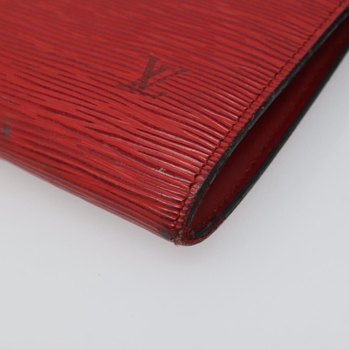 Louis Vuitton Pochette Accessoire Red Leather Handbag (Pre-Owned) Size ONE SIZE - 5 Thumbnail