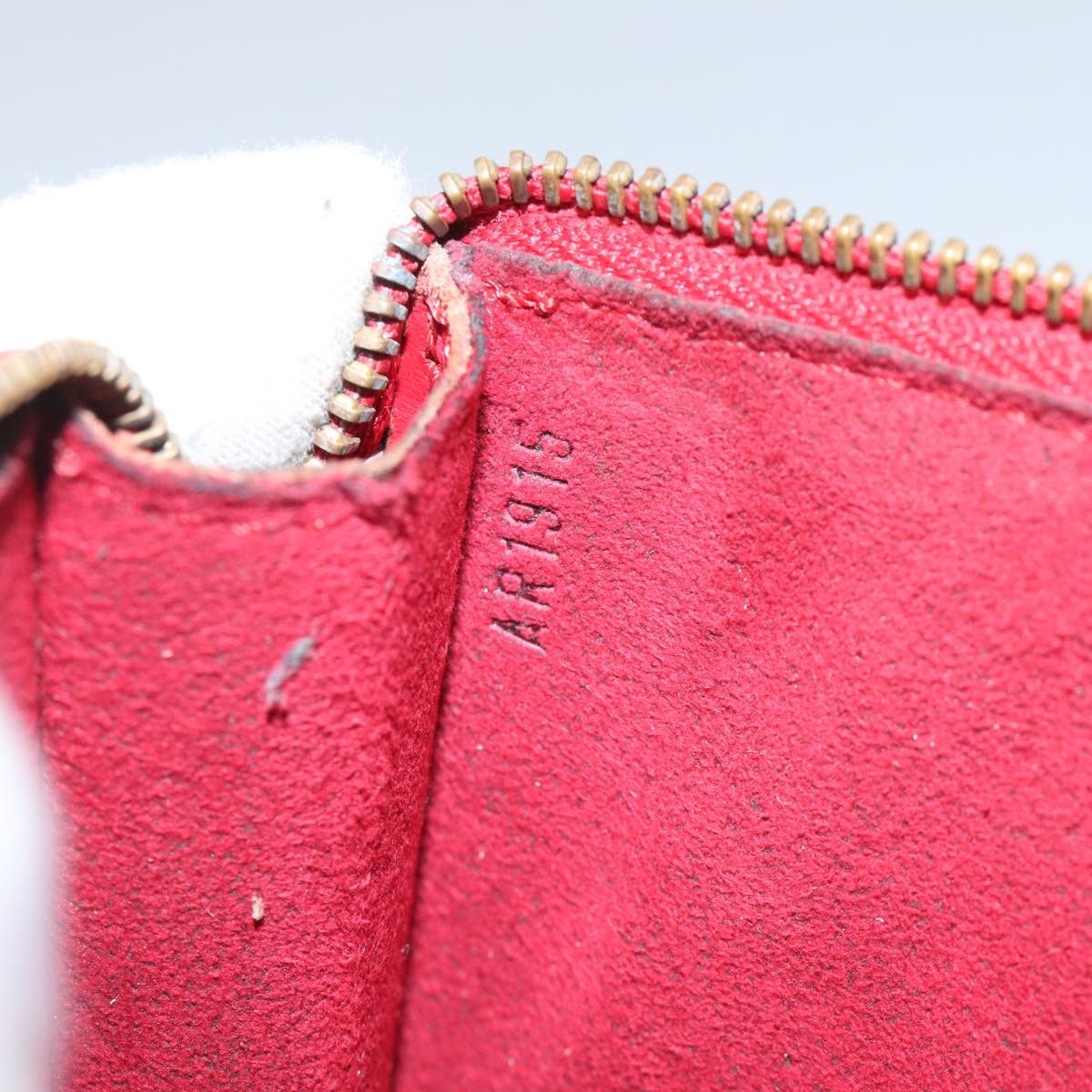 Louis Vuitton Pochette Accessoire Red Leather Handbag (Pre-Owned) Size ONE SIZE - 11 Thumbnail