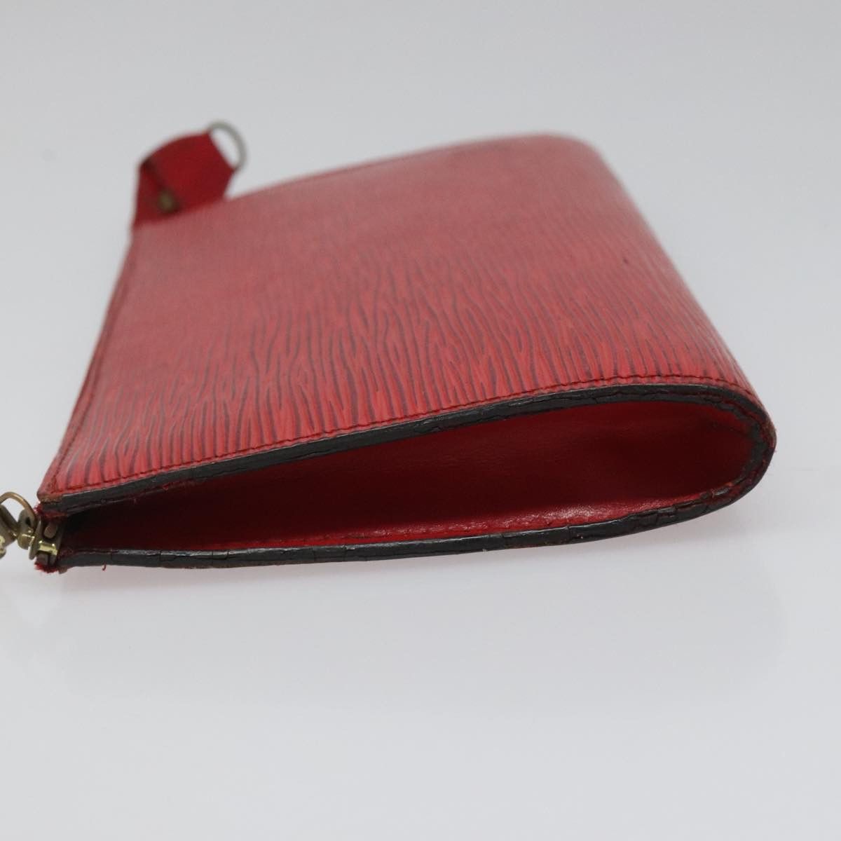 Louis Vuitton Pochette Accessoire Red Leather Handbag (Pre-Owned) Size ONE SIZE - 4 Thumbnail