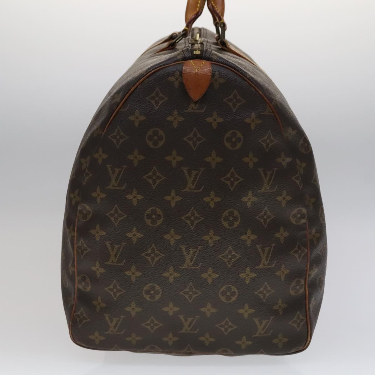 Louis Vuitton Keepall 60 Brown Canvas Travel Bag (Pre-Owned) Size ONE SIZE - 3 Thumbnail