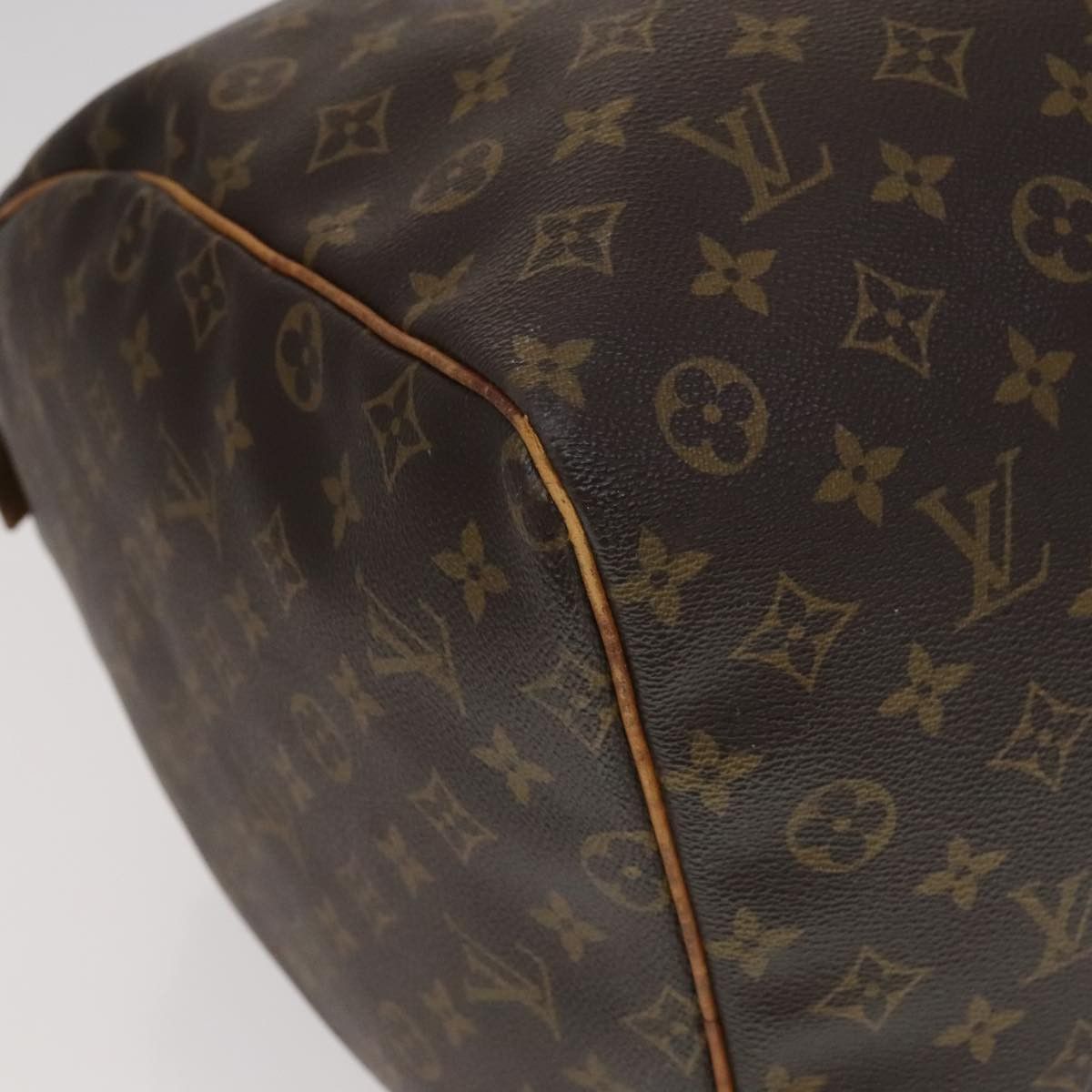 Louis Vuitton Keepall 60 Brown Canvas Travel Bag (Pre-Owned) Size ONE SIZE - 8 Thumbnail