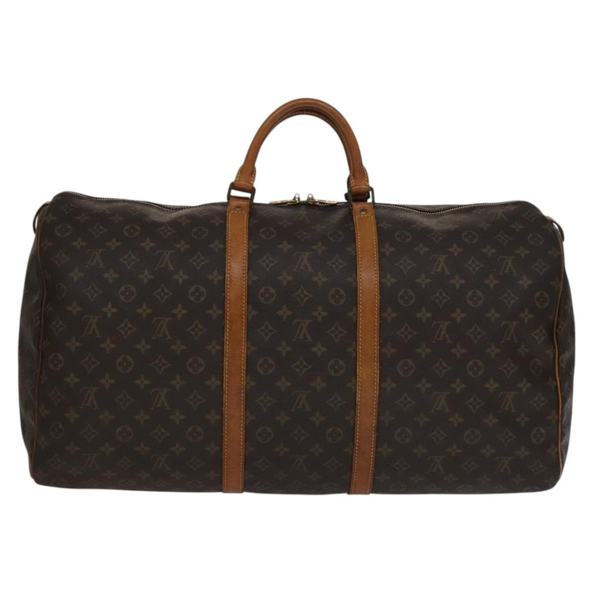 Louis Vuitton Keepall 60 Brown Canvas Travel Bag (Pre-Owned) Size ONE SIZE - 2 Thumbnail