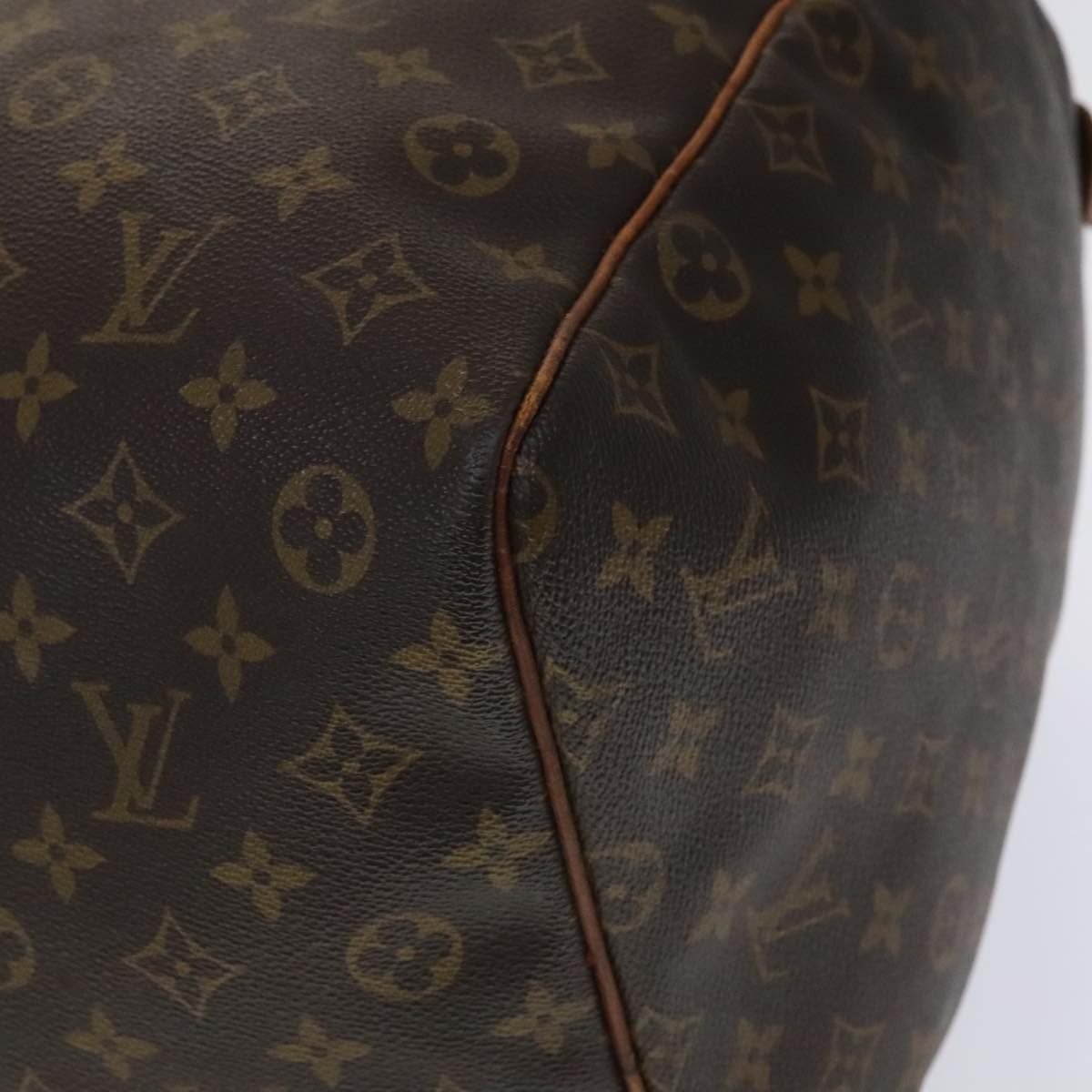Louis Vuitton Keepall 60 Brown Canvas Travel Bag (Pre-Owned) Size ONE SIZE - 7 Thumbnail