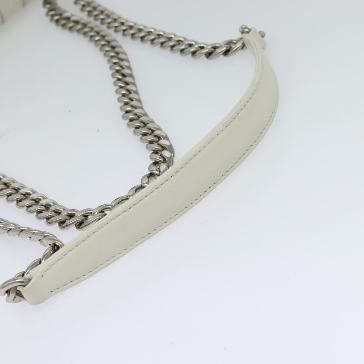 Prada Nappa Gauffré White Leather Shoulder Bag (Pre-Owned) Size ONE SIZE - 11 Thumbnail