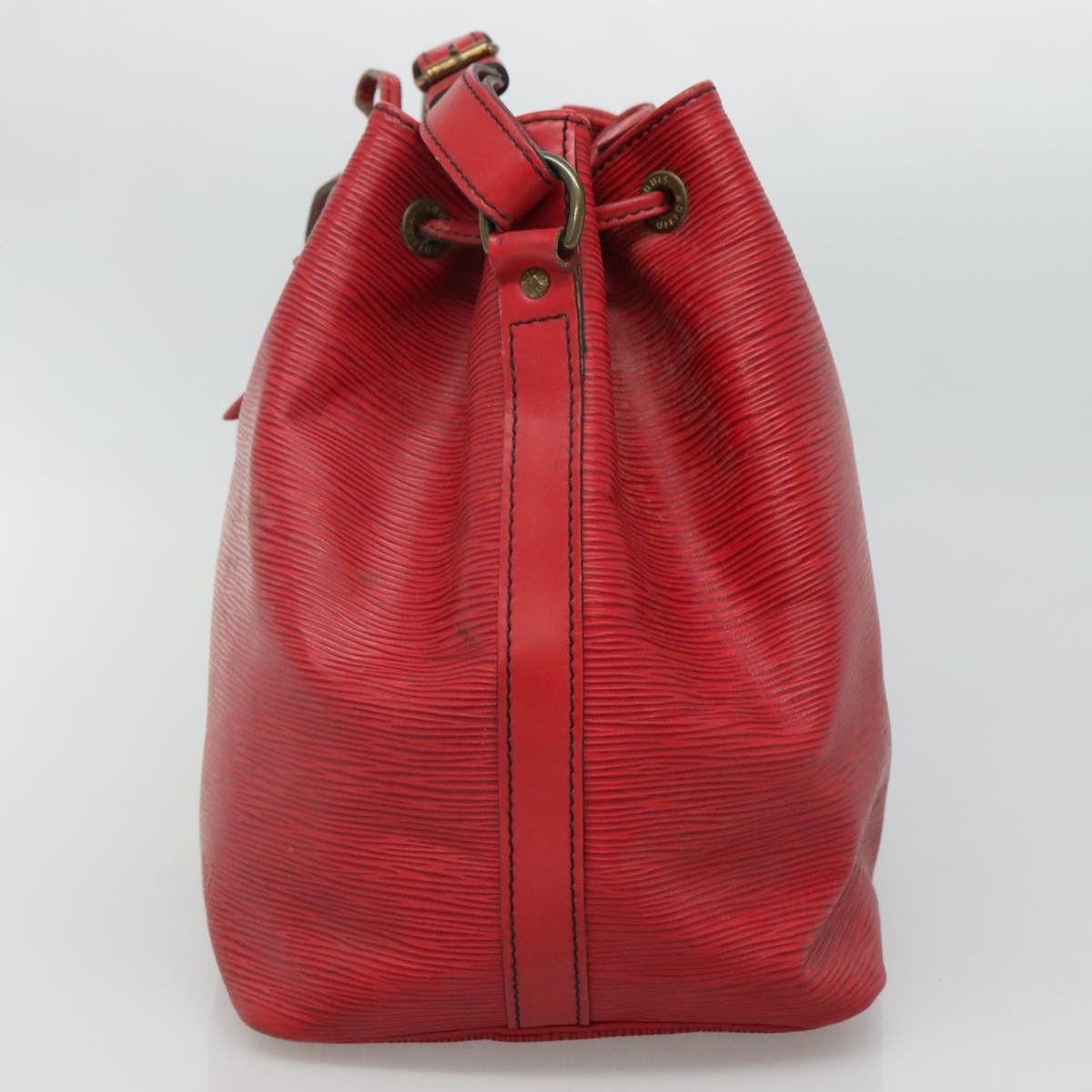Louis Vuitton Petit Noé Red Leather Shoulder Bag (Pre-Owned) Size ONE SIZE - 4 Thumbnail