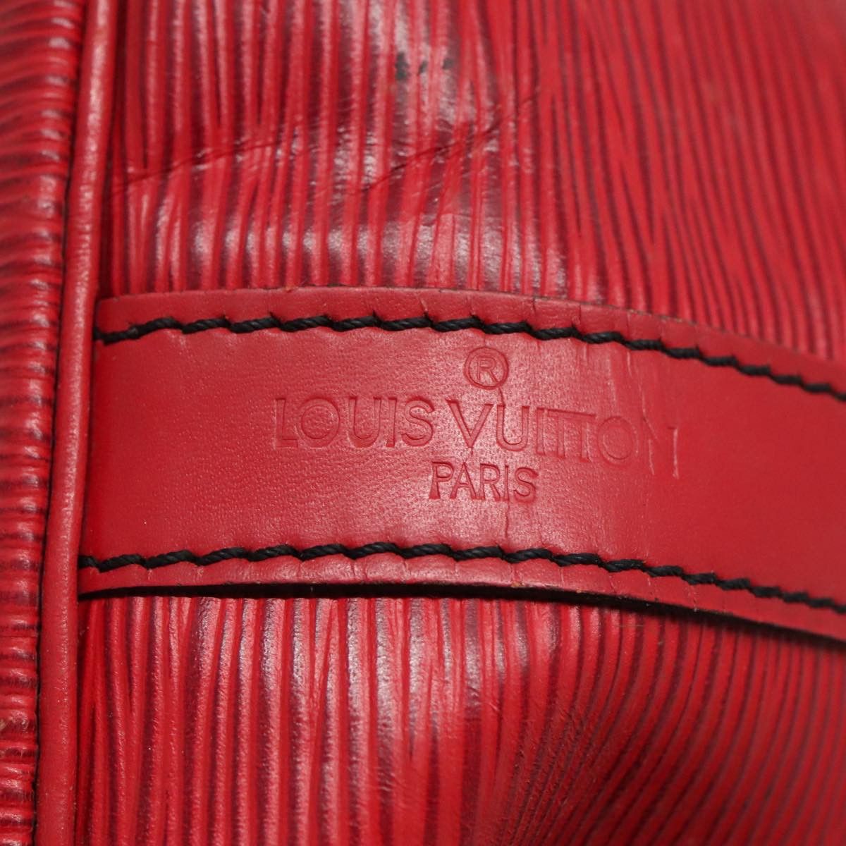 Louis Vuitton Petit Noé Red Leather Shoulder Bag (Pre-Owned) Size ONE SIZE - 13 Thumbnail