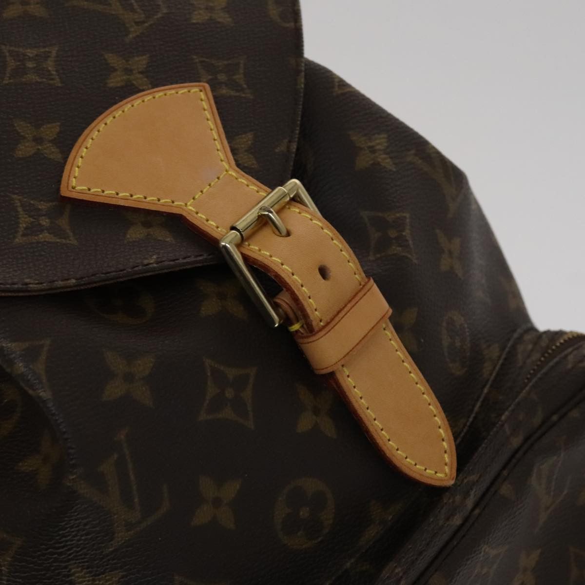 Louis Vuitton Montsouris Gm Brown Canvas Backpack Bag (Pre-Owned) Size ONE SIZE - 16 Thumbnail