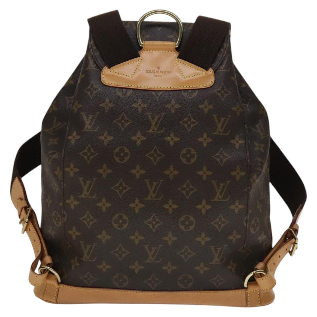 Louis Vuitton Montsouris Gm Brown Canvas Backpack Bag (Pre-Owned) Size ONE SIZE - 2 Thumbnail