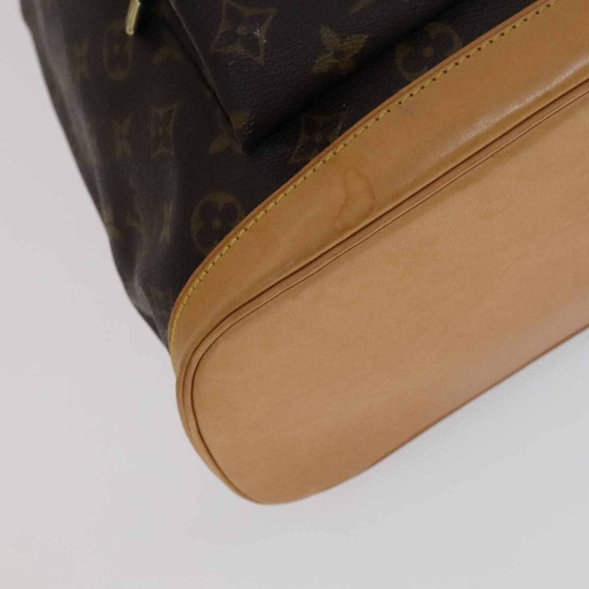 Louis Vuitton Montsouris Gm Brown Canvas Backpack Bag (Pre-Owned) Size ONE SIZE - 10 Thumbnail