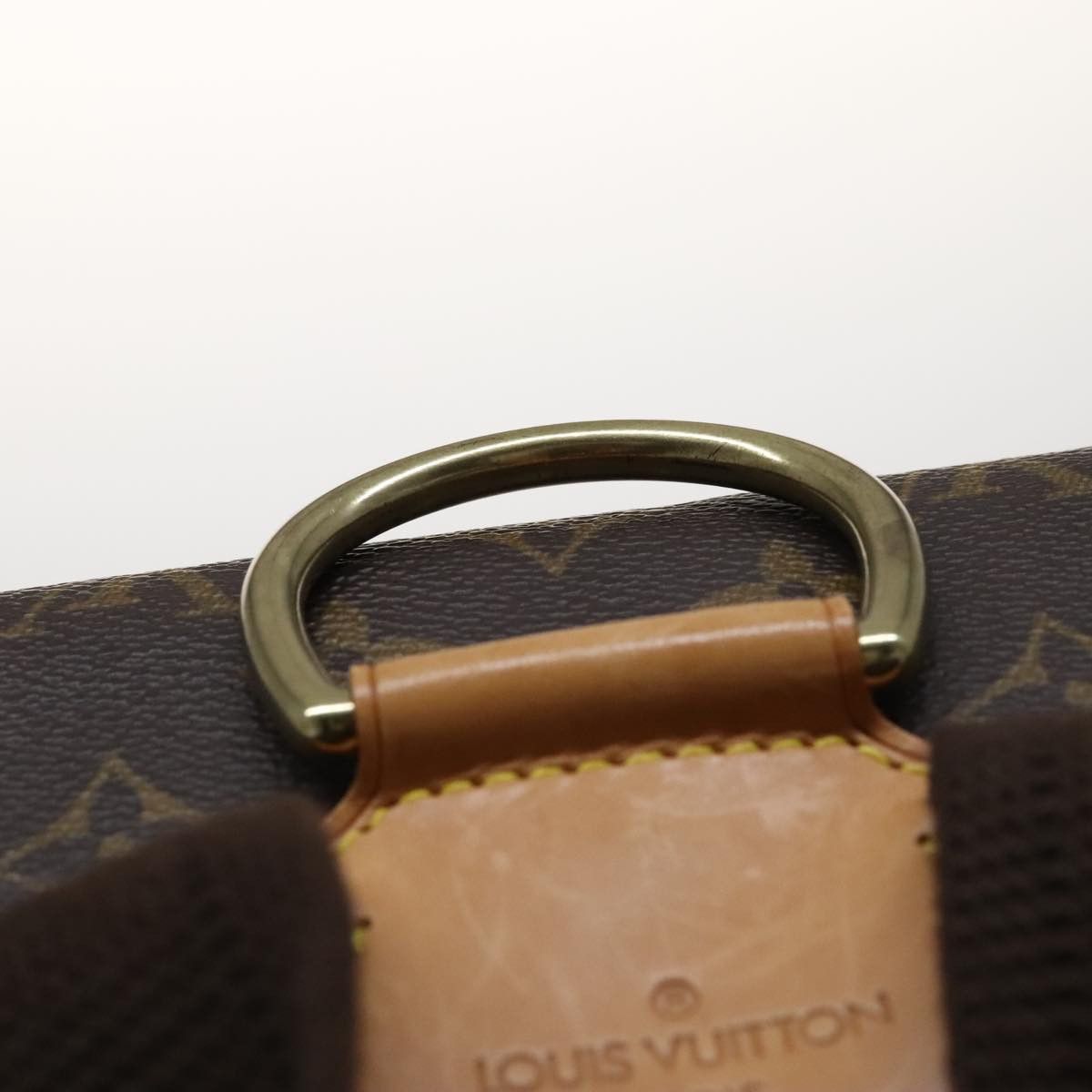 Louis Vuitton Montsouris Gm Brown Canvas Backpack Bag (Pre-Owned) Size ONE SIZE - 5 Thumbnail