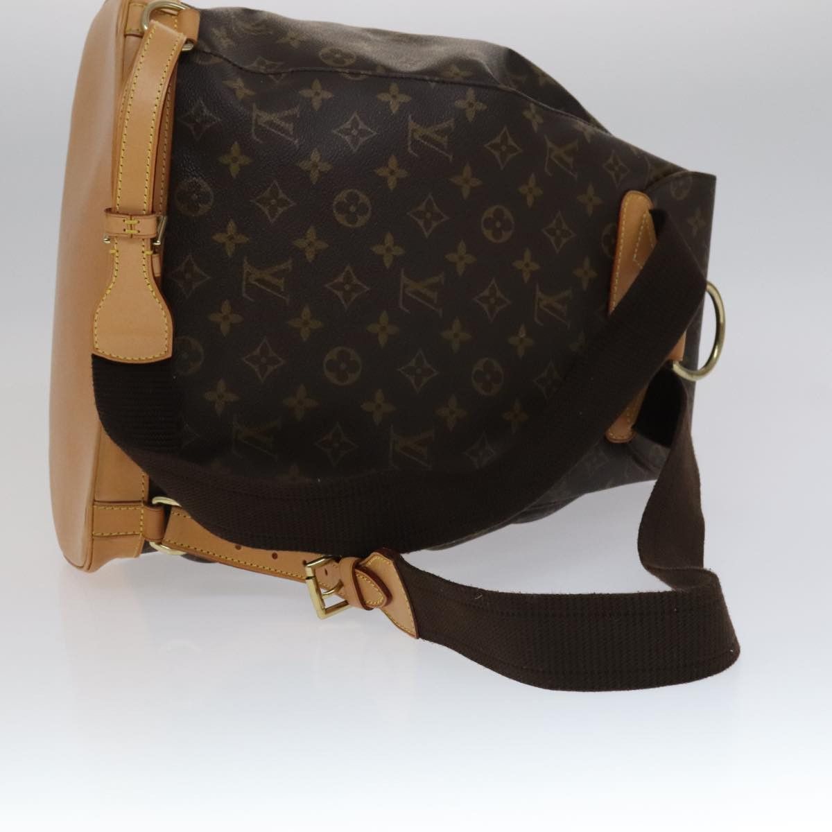 Louis Vuitton Montsouris Gm Brown Canvas Backpack Bag (Pre-Owned) Size ONE SIZE - 6 Thumbnail