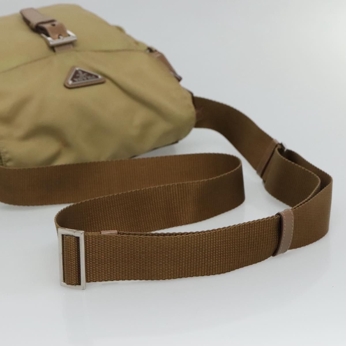 Prada Tessuto Beige Synthetic Shoulder Bag (Pre-Owned) Size ONE SIZE - 5 Thumbnail