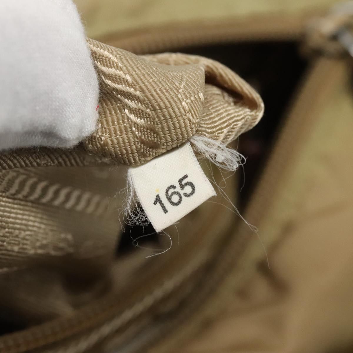 Prada Tessuto Beige Synthetic Shoulder Bag (Pre-Owned) Size ONE SIZE - 18 Thumbnail