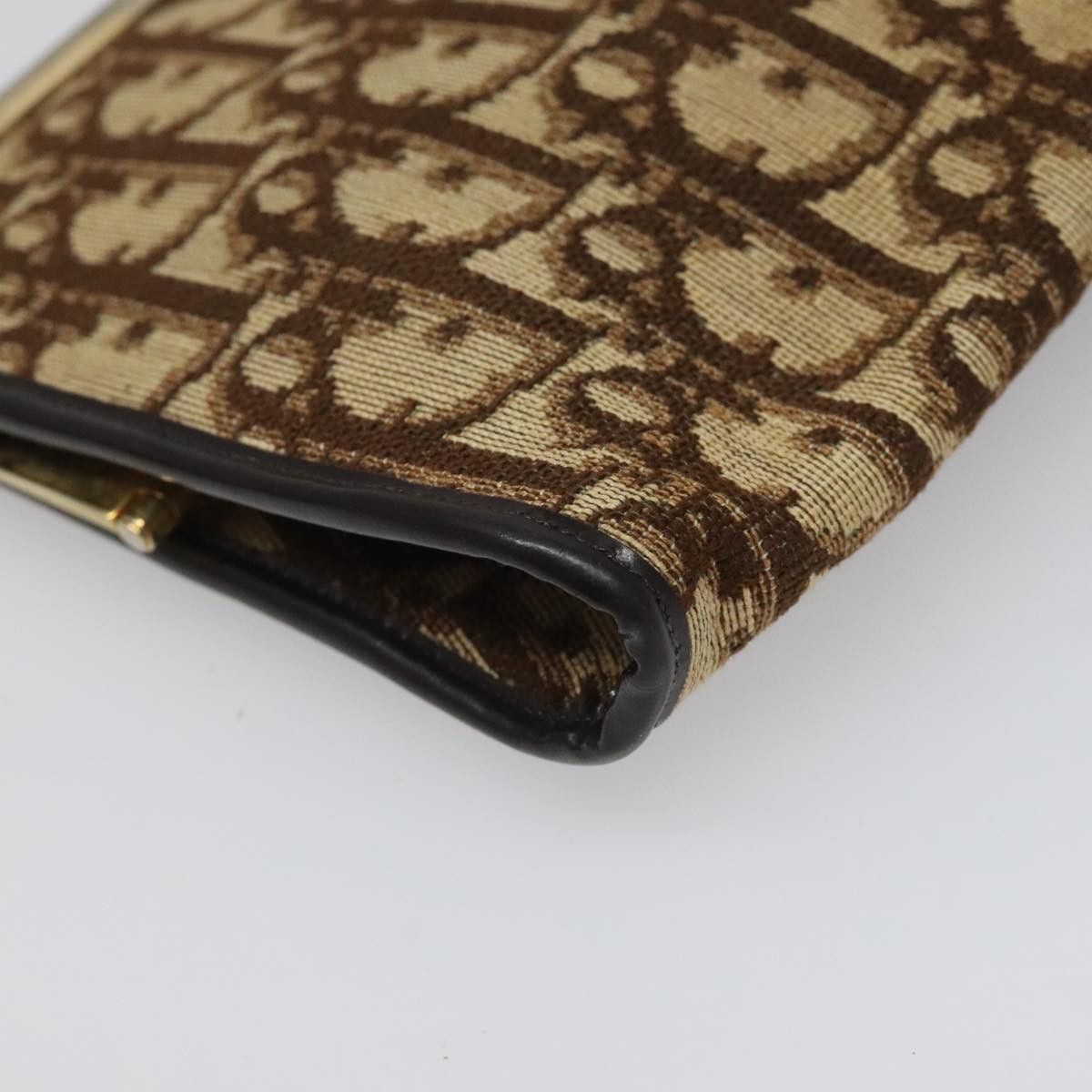Dior Trotter Brown Canvas Clutch Bag (Pre-Owned) Size ONE SIZE - 9 Thumbnail