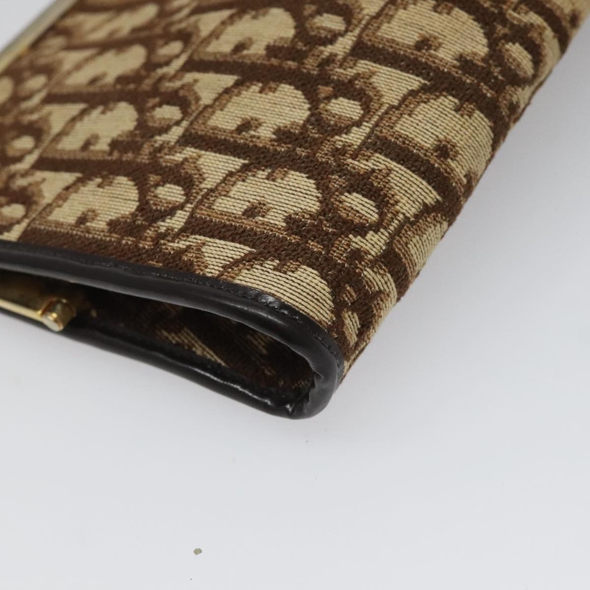 Dior Trotter Brown Canvas Clutch Bag (Pre-Owned) Size ONE SIZE - 7 Thumbnail