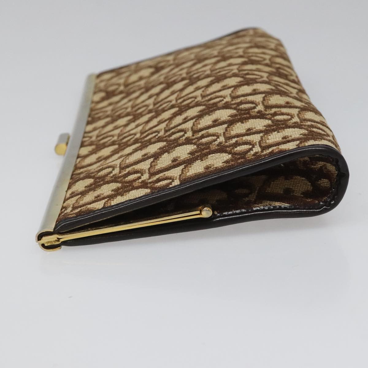 Dior Trotter Brown Canvas Clutch Bag (Pre-Owned) Size ONE SIZE - 4 Thumbnail